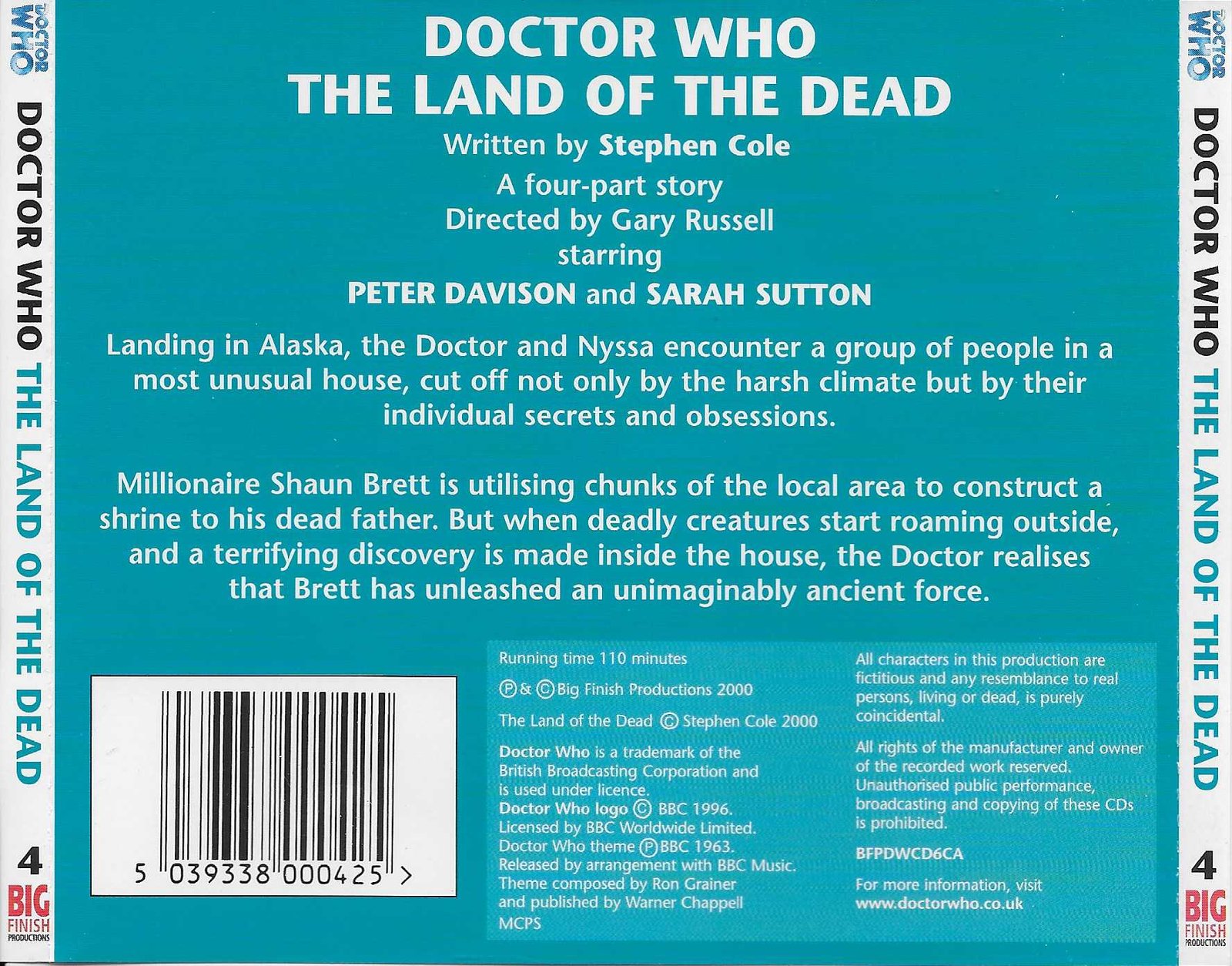 Back cover of BFPDWCD 6CA
